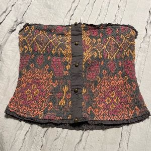 staring at stars strapless top